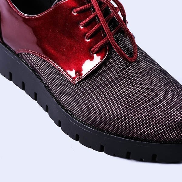 Γυναικεία casual παπούτσια Bogdana κόκκινα, 3 - Kalapod.gr